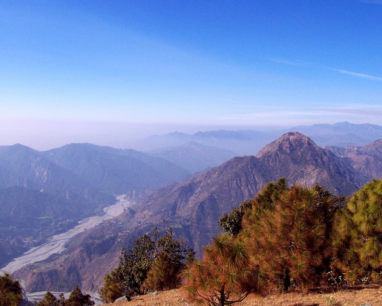 Monte Kailash Hairakhan, fiume Gautam Ganga 