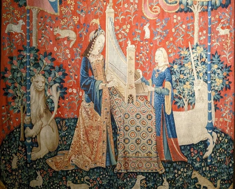 Tapisseries de La Dame à la Licorne : Ouïe