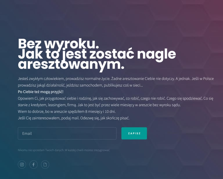 Bez wyroku