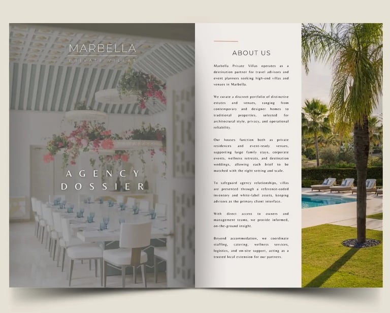 Luxury villa dossier