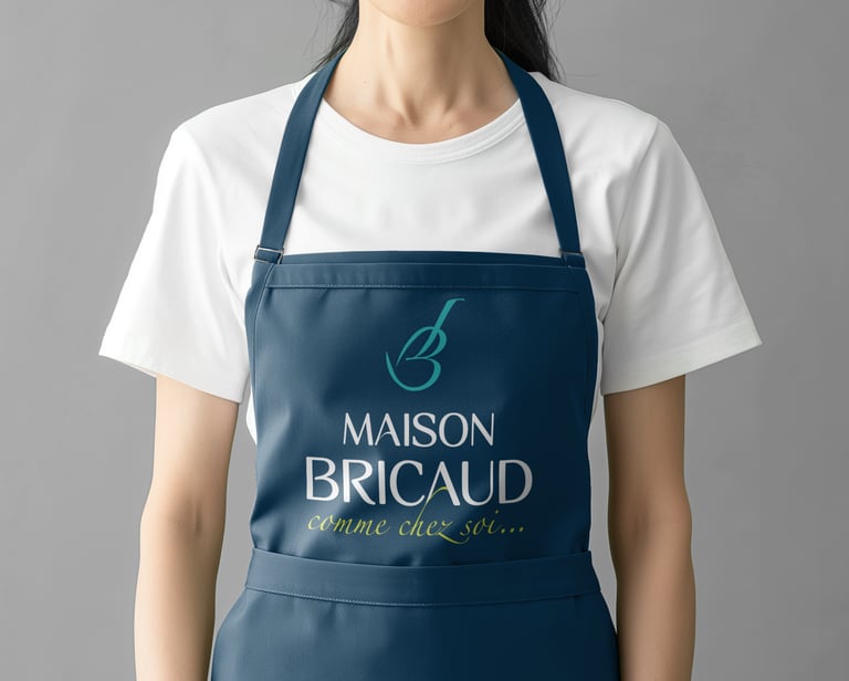 Logo - Identité visuelle - Laurent Bricaud - Restaurant Maison Bricaud- Amy Atelier Graphique