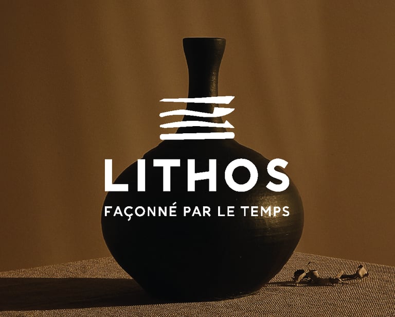 Logo - Identité visuelle - Lithos - Poterie - Amy Atelier Graphique