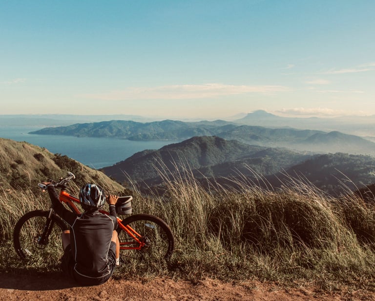Vélo de chez Only Bikes dans la nature.