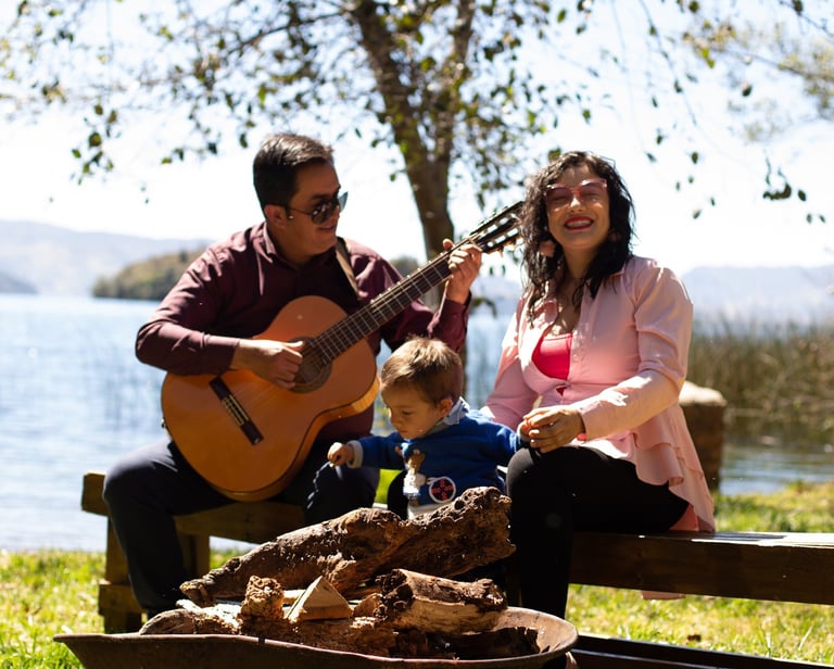 Lago de Tota, Laguna de Tota, Refugio Génesis, naturaleza, vista, aire puro, fogata, guitarra