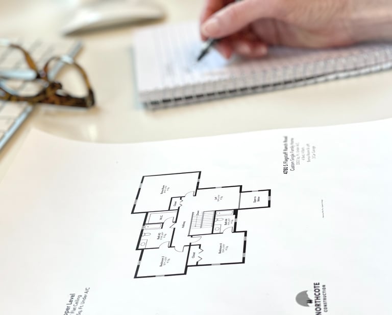 First draft of custom home floor plan