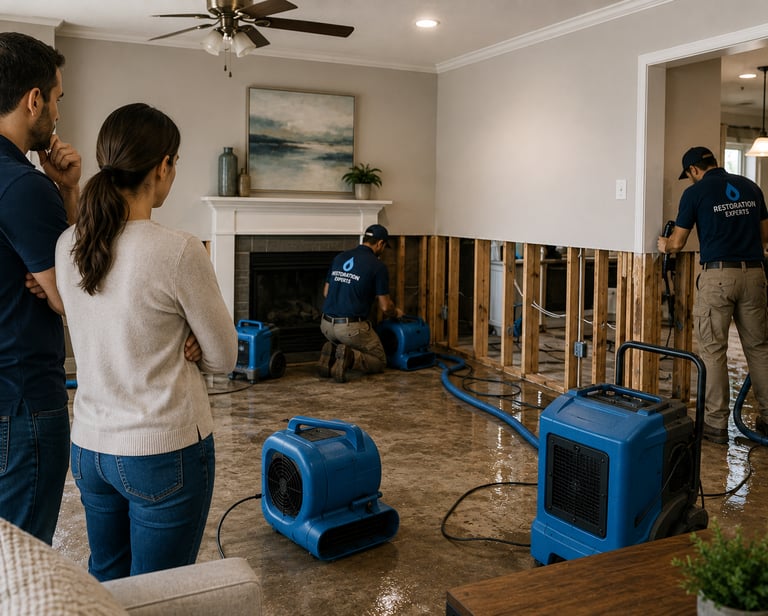 Homeowner overwhelmed by a water damage insurance claim