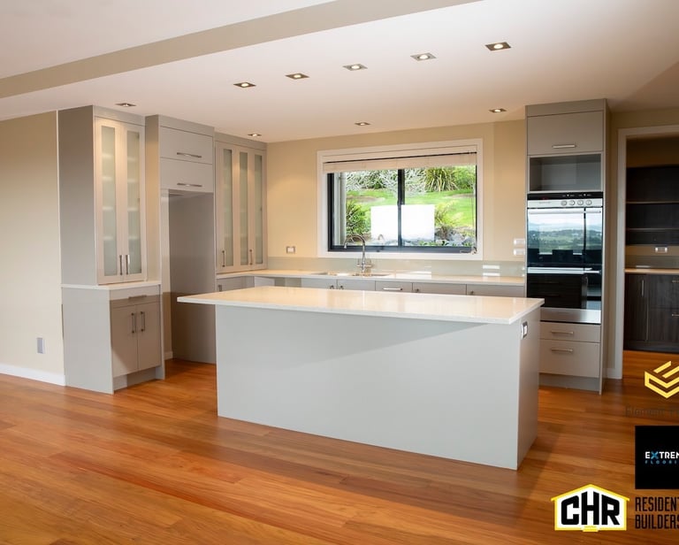 Flooring project kitchen after - CHR Builders