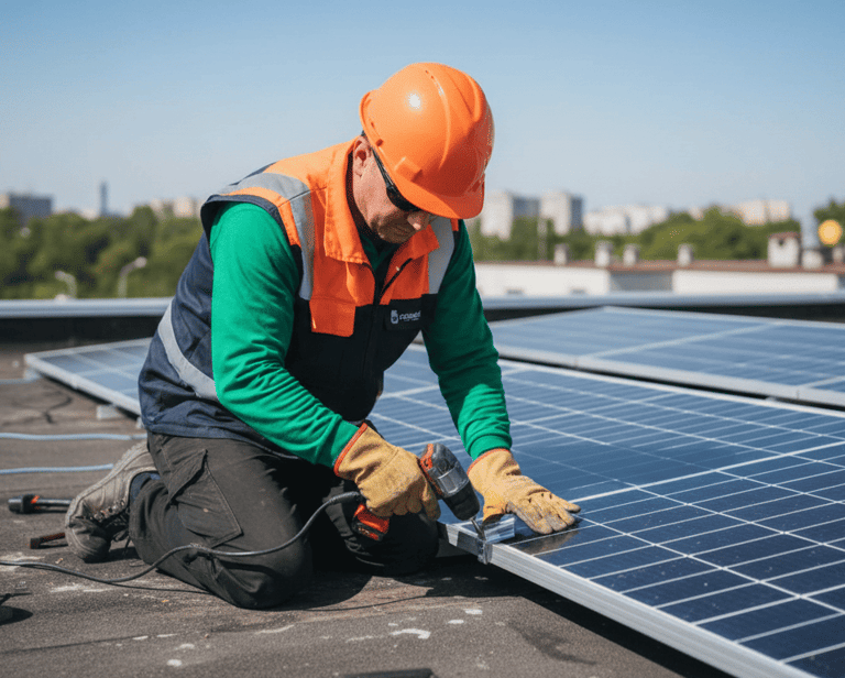 instalación de paneles solares