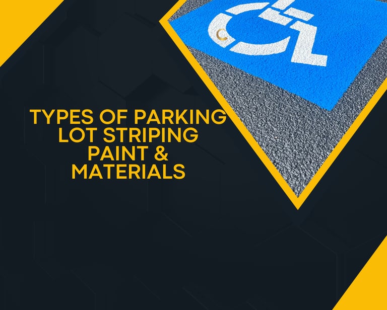 Types of Parking Lot Striping Paint & Materials in Columbus, Georgia