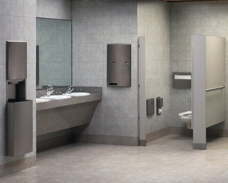 Bobrick Accesorios y mamparas para baño