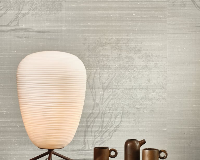 natūralus šilkas sienoms