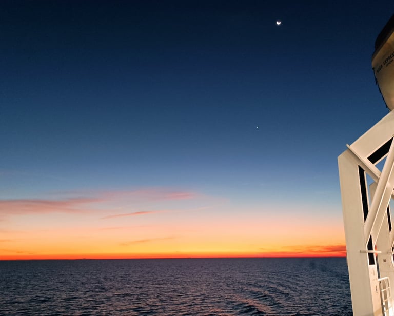 Sunrise over the Mediterranean