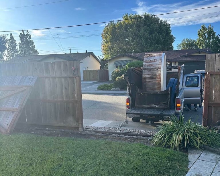 SFC Junk Removal: Spa demolition and hauling in SF 94131 & Los Gatos.
