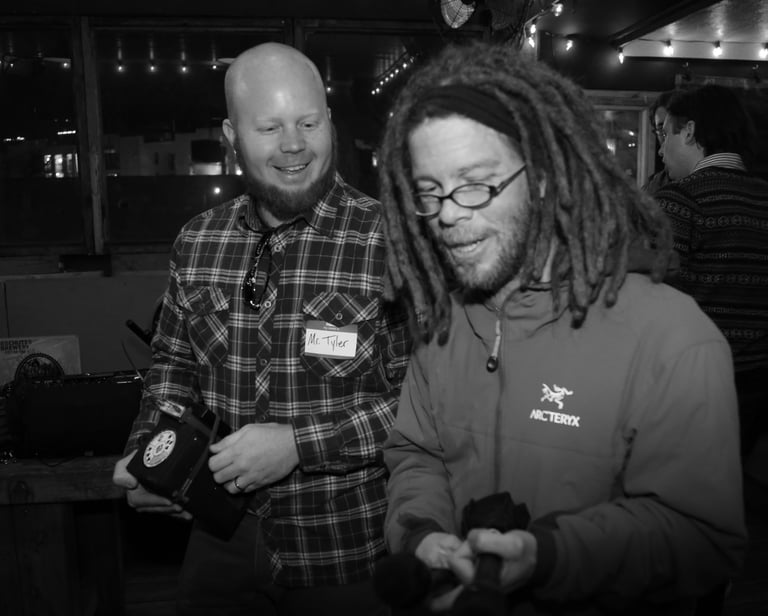 Tyler Faison and Jack Cline at the 1st Annual Lone Star Mixer Mixer in Dallas, TX