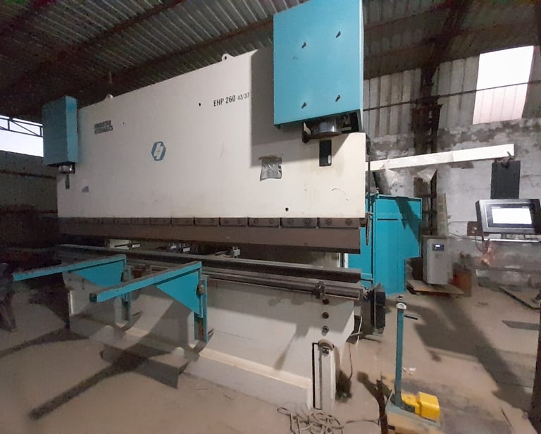 CNC bending machine used for forming trailer chassis and components with accuracy