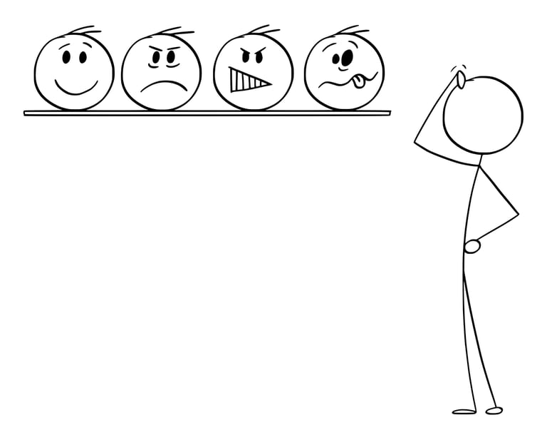 Dessin choisir ses émotions