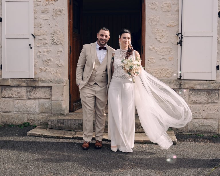 photographie mariées mairie de Liancourt Saint Pierre dans l'Oise par Studio Archydia