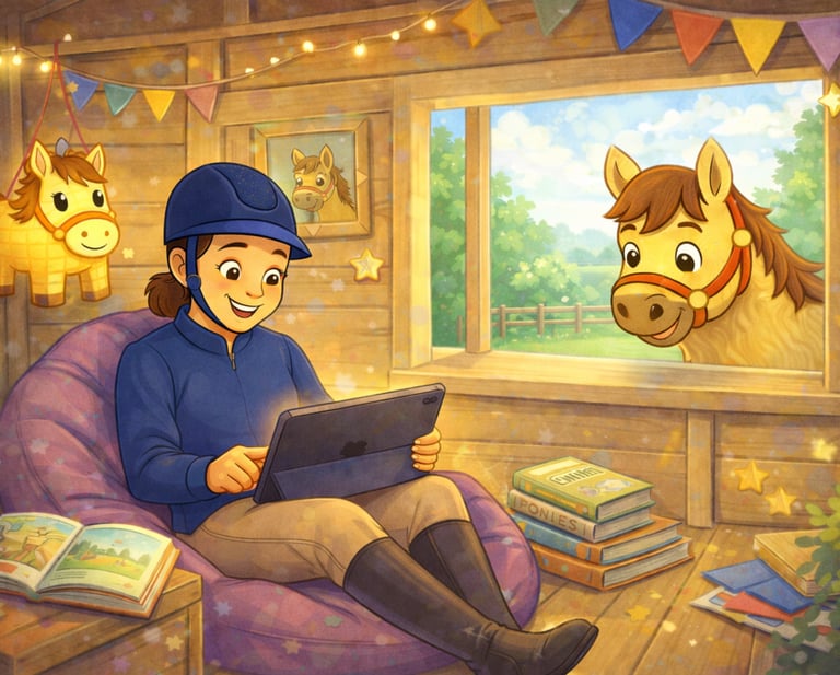 Cartoon Illustration von Pancake und er Ponytante - PonyKidz BLOG