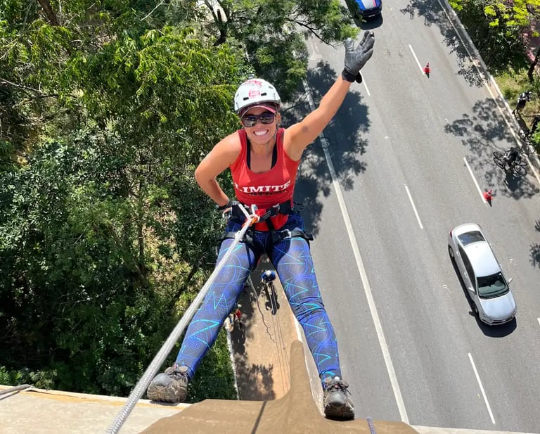 Rapel na Ponte do Sumaré