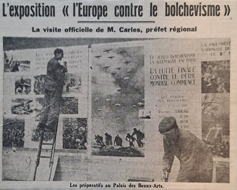 Le bolchevisme contre l'Europe Lille préparatifs