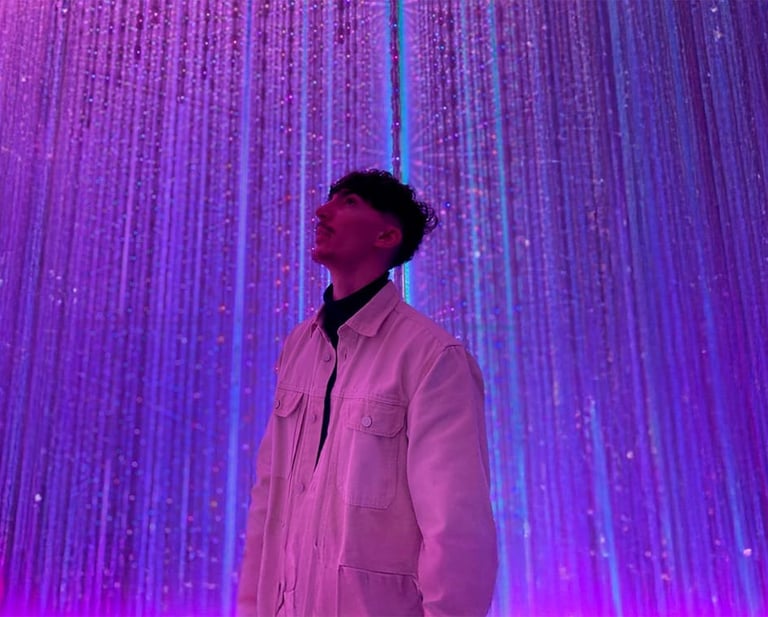 a man in a white lab coat and a white lab coat