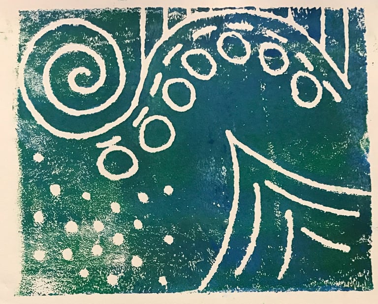 print of abstract design