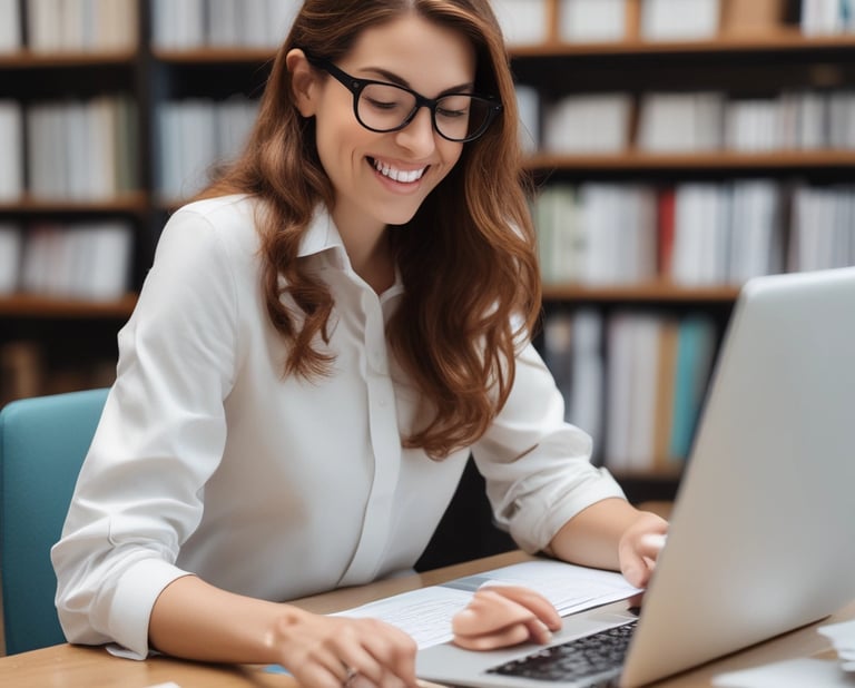 Image of Basic Plan services showcasing bookkeeping activities for small businesses.