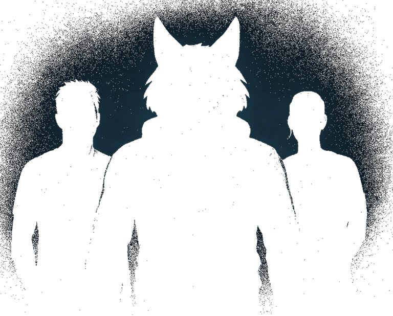 Military lifestyle apparel graphic with wolf silhouette and veterans symbolizing brotherhood, unity