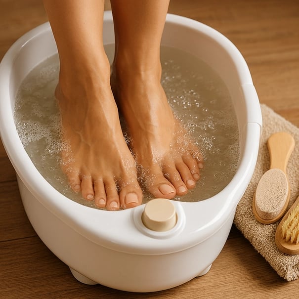 Luxe voeten spa bij Reina's voetenboet