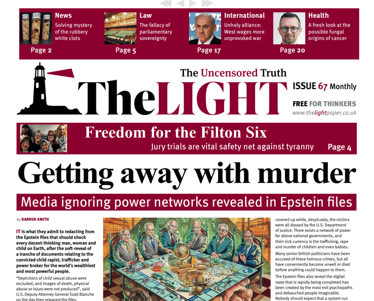 The Light newspaper - Mark Lintern - fungal infection cancer theory
