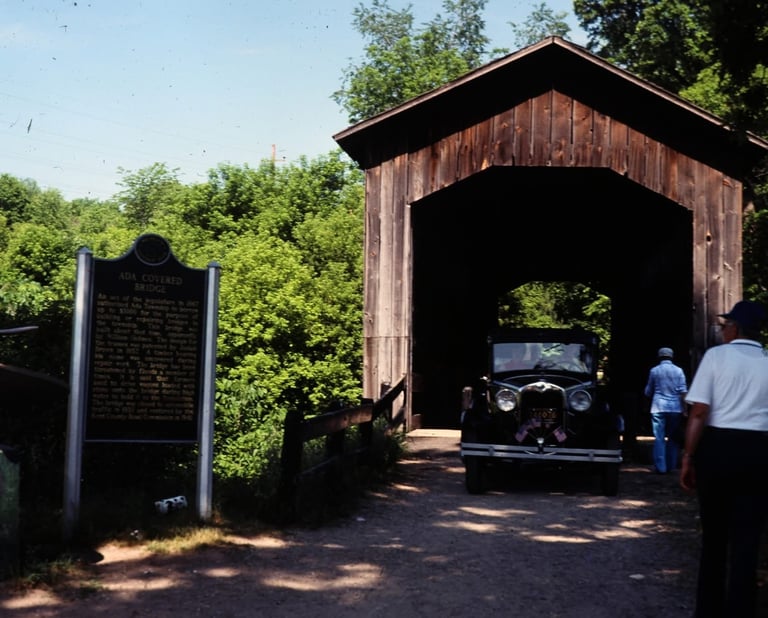 Covered bridge tour (Alma, MI) is a very popular annual tour at VCCH.