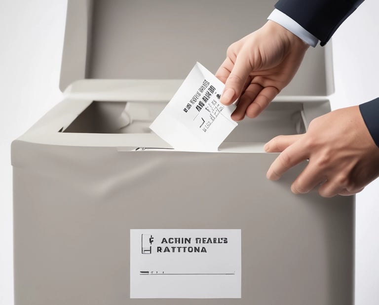 An inspiring photo of local leaders addressing the audience.