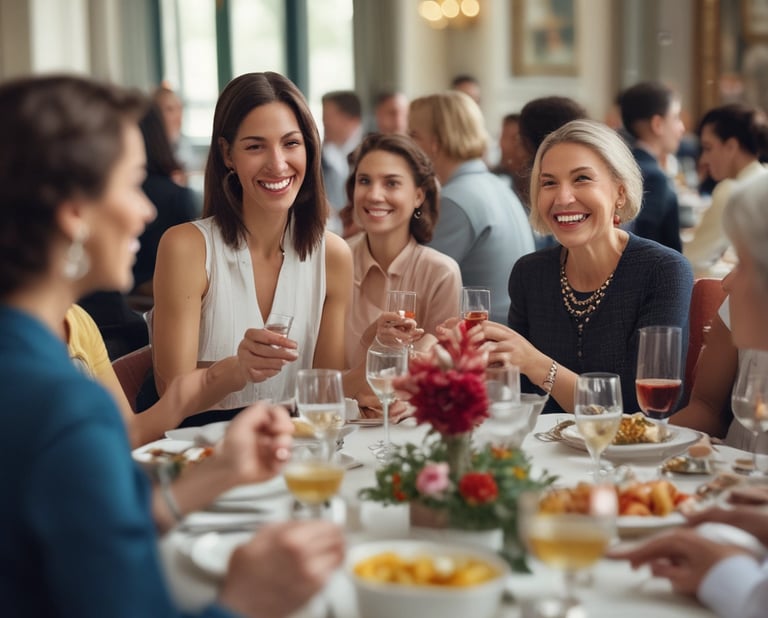 An inspiring photo of local leaders addressing the audience.