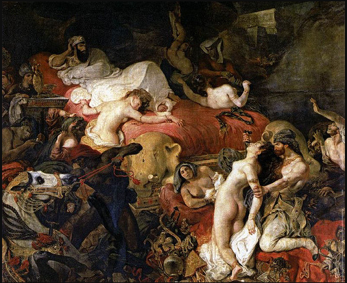 The Death of Sardanapalus  1827  Eugène Delacroix