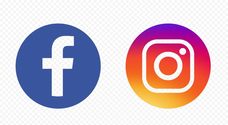 Facebook and Instagram logos