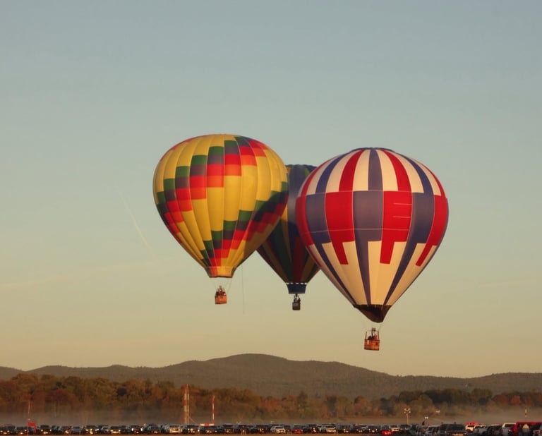 Private Hot Air Balloon Rides NY | Romantic Flights in Watkins Glen & Binghamton