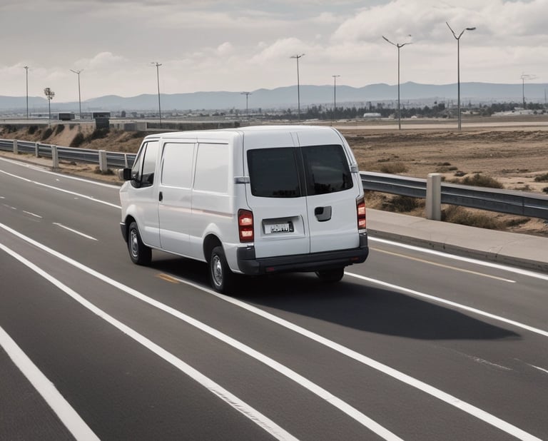 A busy urban street corner with a truck labeled 'Piano Moves' parked near pedestrian crossing signs. Several people stand at the crosswalk, waiting to cross. Overhead, power lines intersect the cloudy sky. In the background, a variety of shops and a billboard advertising an internet bundle are visible.