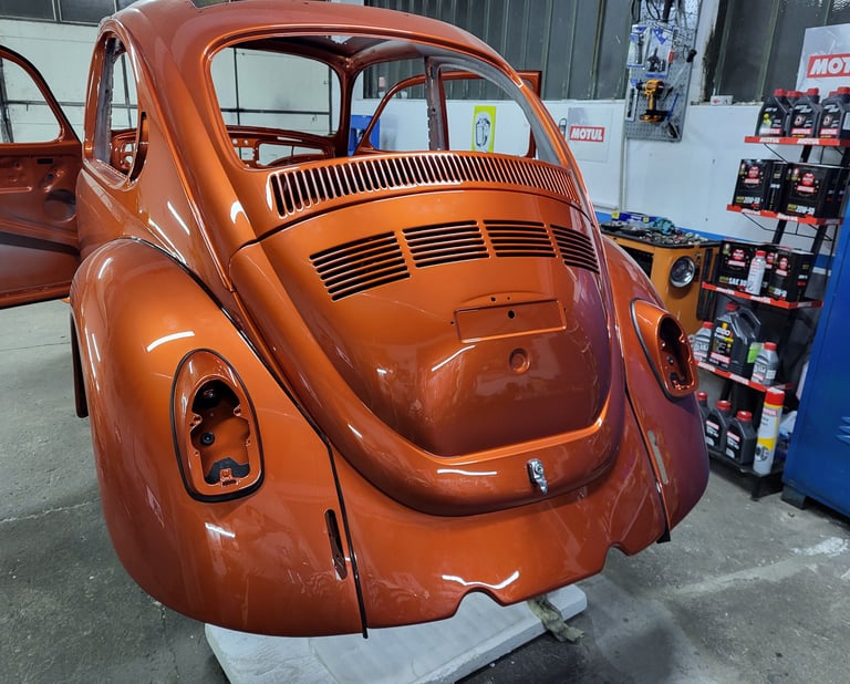 Реставрација на VW Buba 1300 олдтајмер каросерија – Tuning Garage Up Македонија