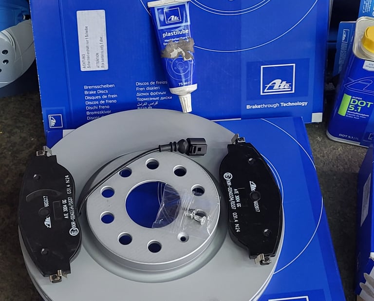 ATE сопирачки дискови премиум сервис Tuning Garage Up profesionalna zamena na diskovi plocki skopje