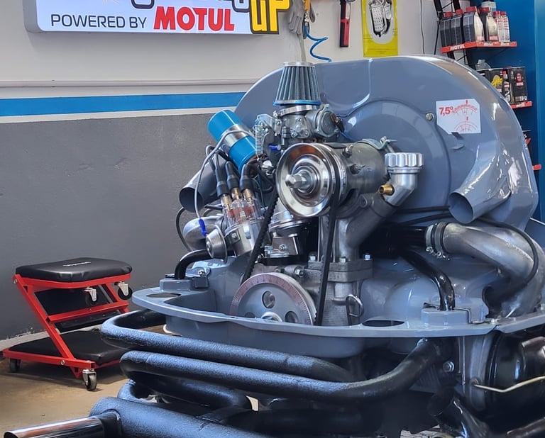 VW Buba олдтајмер мотор – реставрација и сервис во Tuning Garage Up Скопје