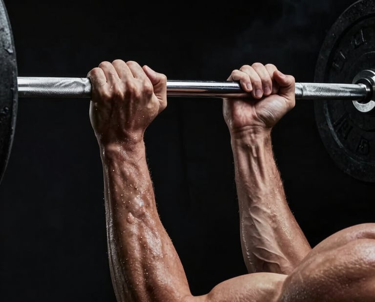 Man running on a beach at sunset