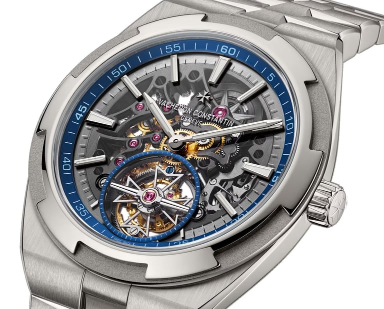 Vacheron Constantin Overseas Tourbillon luxury sports watch.