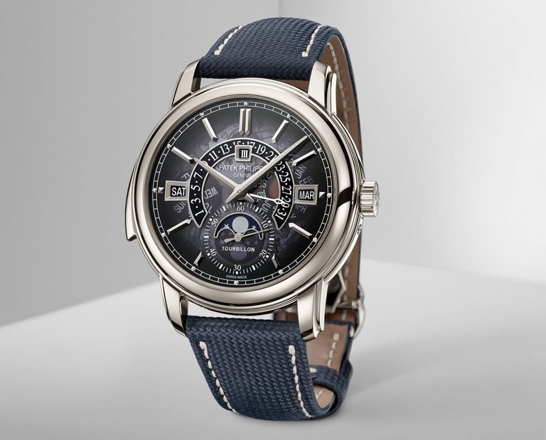 Patek Philippe 5316/50P-001 platinum grand complication watch.