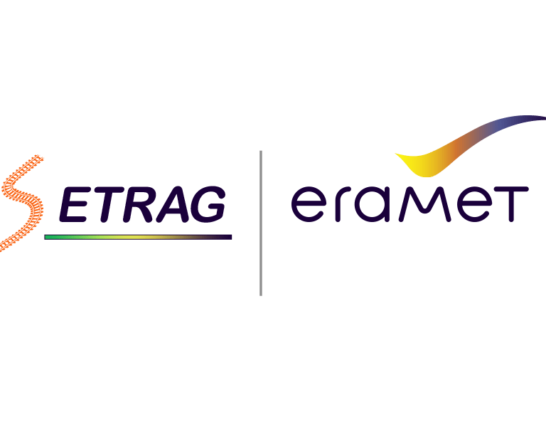 Logo groupe Eramet avec Filiale Setrag Gabon