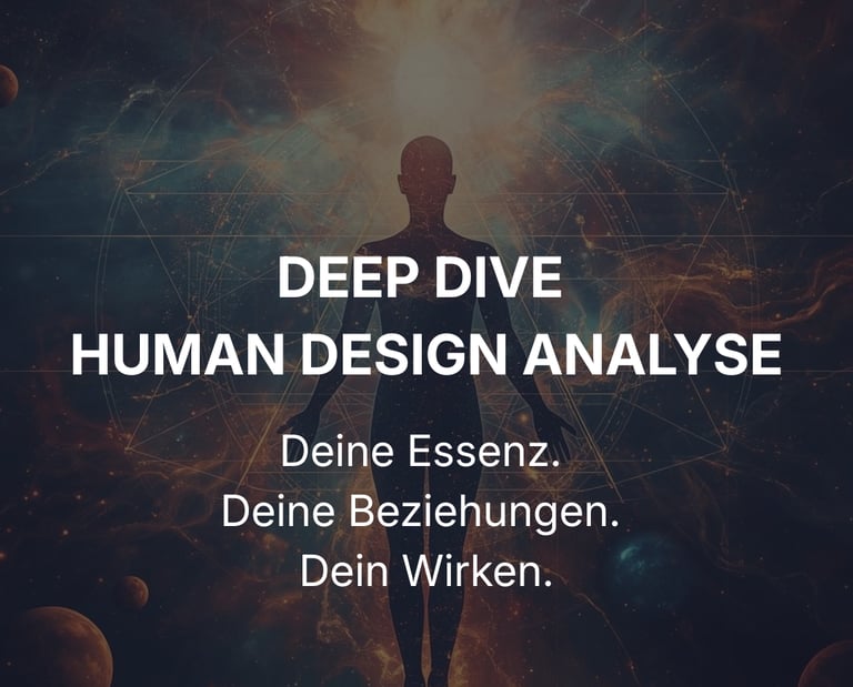 Deep Dive Human Design Analyse Cover