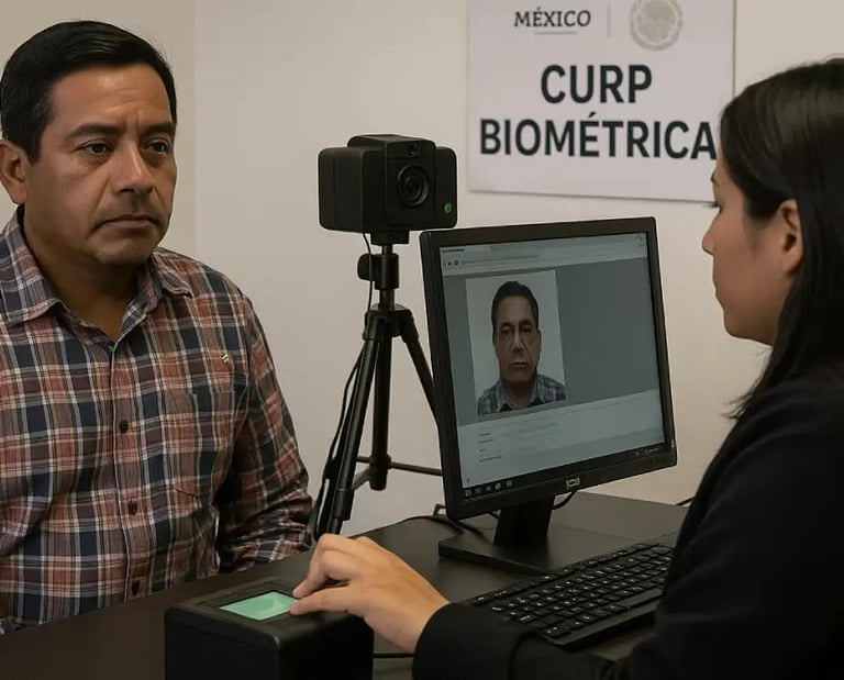 Que es la CURP biométrica Tramitar CURP Biometrico sacar CURP