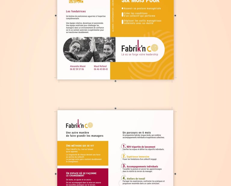 Mise en page dépliant