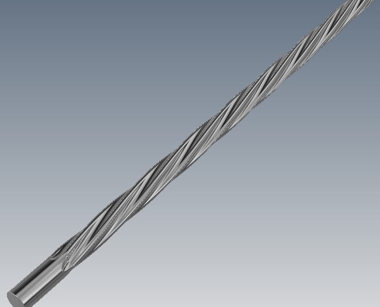 Modelado 3d de rotor de bomba
