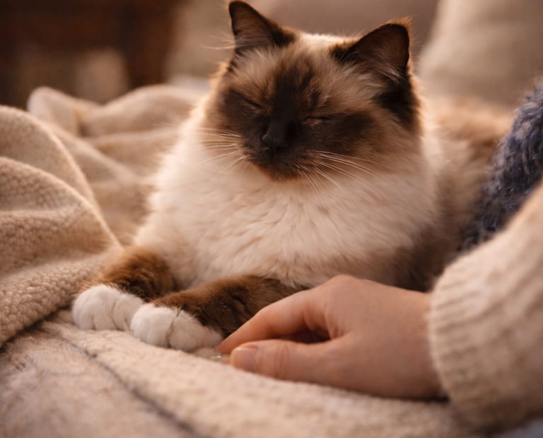 Sacré de Birmanie Seal Point - Caractère