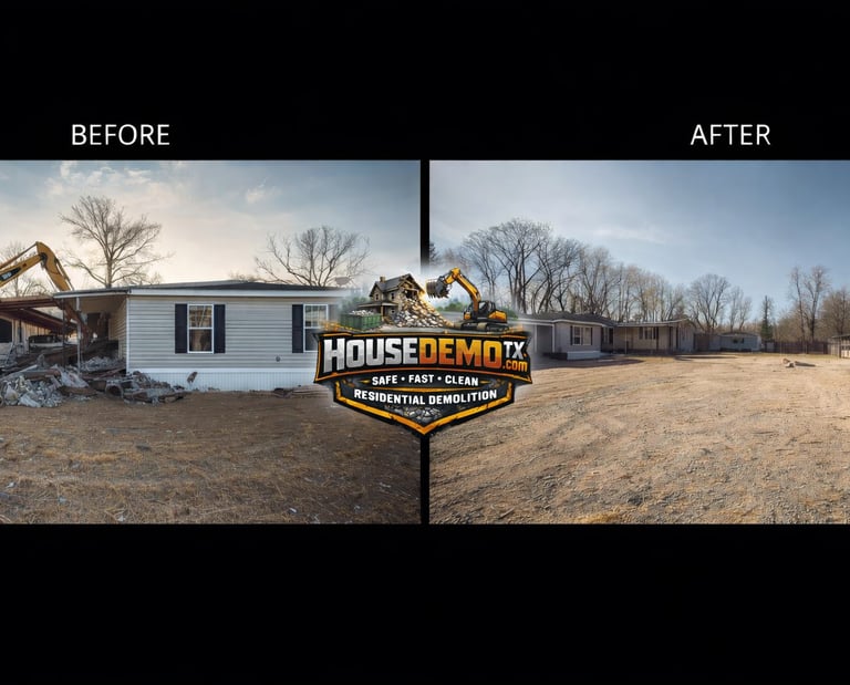 Mobile Home Demolition Beaumont TX